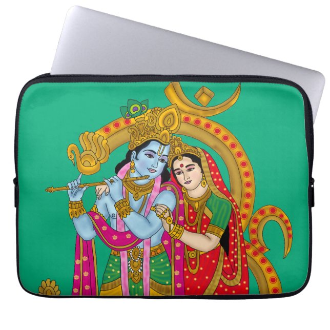 Capa Para Notebook Radha Krishna  (Frente)