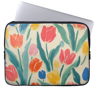 Capa Para Notebook Radiância da Primavera das Tulipas