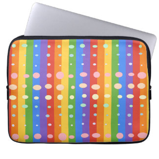CAPA PARA NOTEBOOK RAINBOW DOT STRIPES