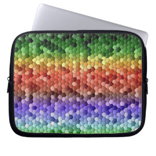 Capa Para Notebook Rainbow Mosaic Pattern