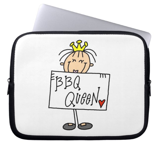 Capa Para Notebook Rainha do Churrasco em Figurinhas (Frente)