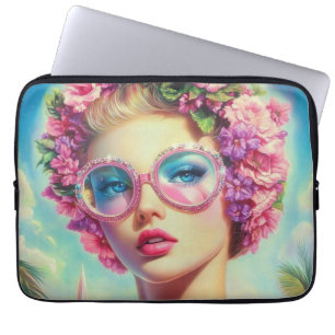 Capa Para Notebook Rainha Tropical Glamor