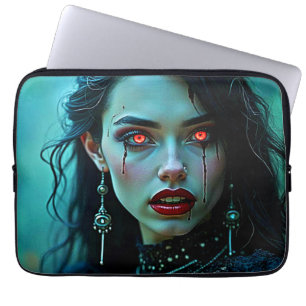 Capa Para Notebook Rainha Vampira: Arte de Sedução Obscura