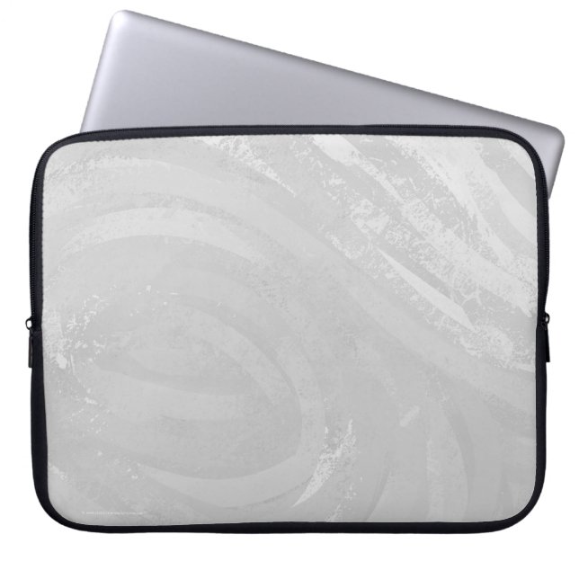 Capa Para Notebook Rainy Sky Cinza Swirl (Frente)