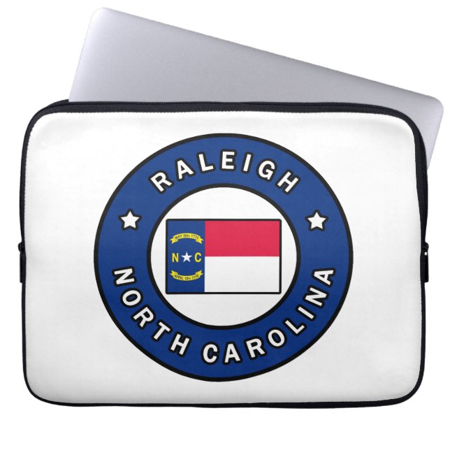 Capa Para Notebook Raleigh Carolina do Norte (Frente)