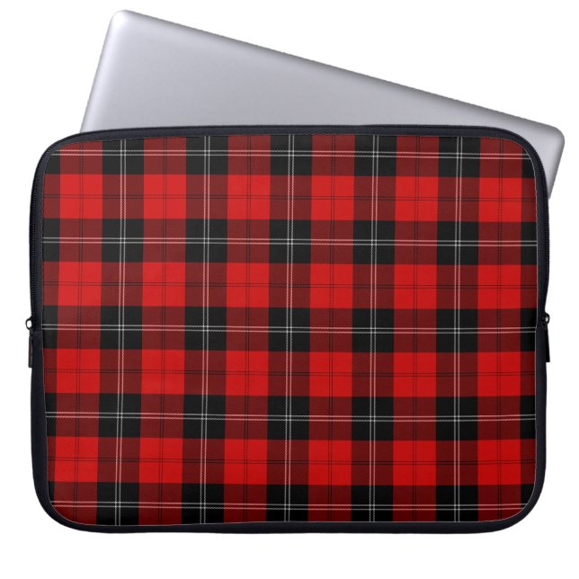 Capa Para Notebook Ramsay tartan red xadrez (Frente)