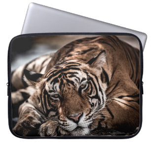 Capa Para Notebook ranthambore selvagem tigre macho Imagem de arte