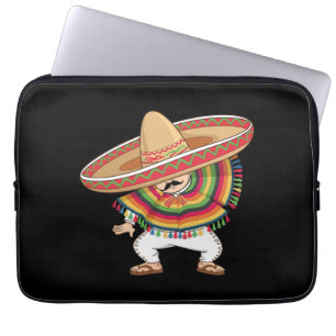 Capa Para Notebook Rapaz Mexicano Dabbing Poncho Cinco de Mayo