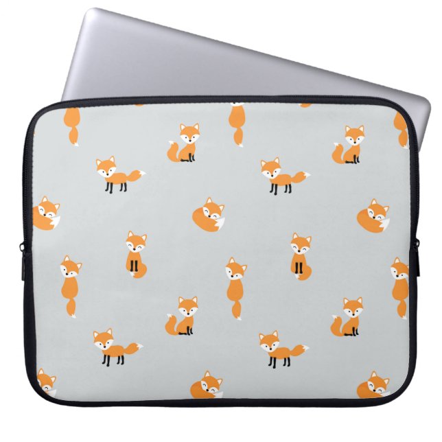Capa Para Notebook Raposa padrão uniforme (Frente)