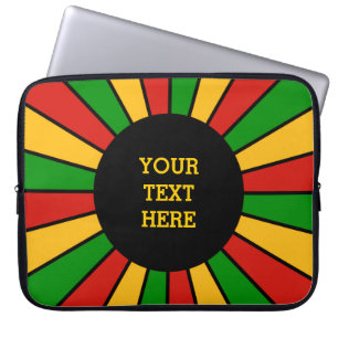 Capa Para Notebook RASTAFARI FLAG BOTON RAYS + seu sinal ou monograma