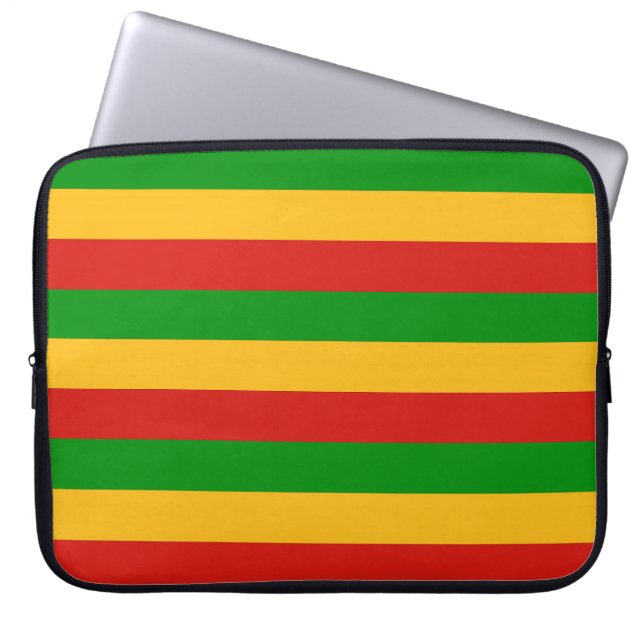 Capa Para Notebook RASTAFARI FLAG COLORS + suas ideias (Frente)