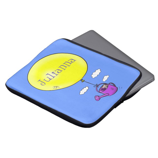 Capa Para Notebook Rato bonito em água pode com desenho animado de ba (Frente Topo)