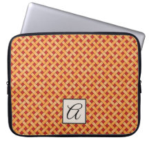 Rattan Amarelo Tecido em Vermelho Personalizado co