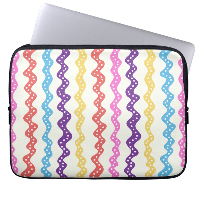 Capa Para Notebook Rayas multicolores (Frente)