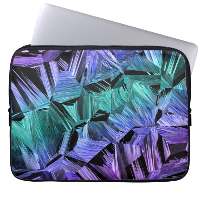 Capa Para Notebook realidade virtual, gradiente de cristal escuro: (Frente)