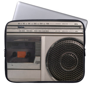 Capa Para Notebook Reco de cassete de rádio estéreo portátil retroatu