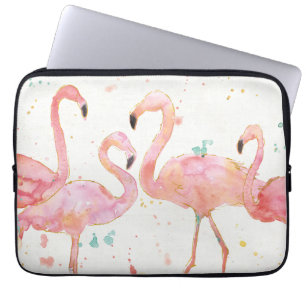 Capa Para Notebook Recolhimento tropical de   dos flamingos