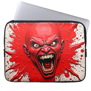 Capa Para Notebook Red Demon Fury Art