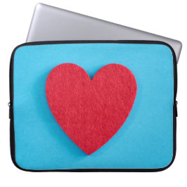 Capa Para Notebook Red Love Heart