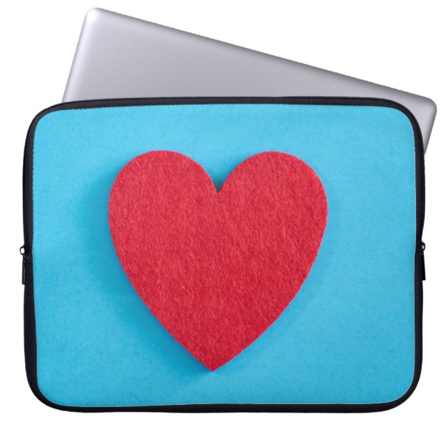 Capa Para Notebook Red Love Heart (Frente)