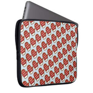 Capa Para Notebook Red Mitten Fosco Sugar Cookie Natal