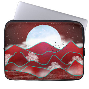 Capa Para Notebook Red Moonrise