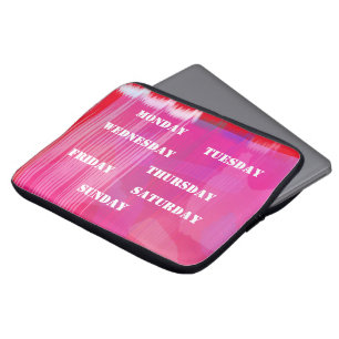 Capa Para Notebook Red Music Beat Eletrônicos Bag