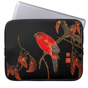 Capa Para Notebook Red Parrot Fine Art