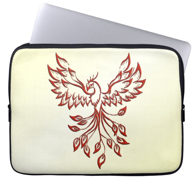 Capa Para Notebook Red Phoenix Rises (Frente)