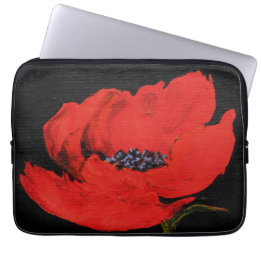 Capa Para Notebook Red Poppy Art