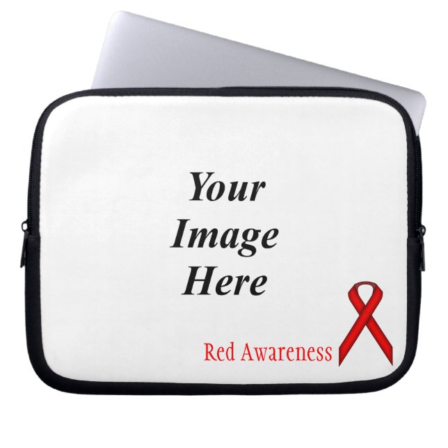 Capa Para Notebook Red Standard Ribbon por Kenneth Yoncich (Frente)