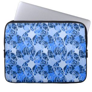 Capa Para Notebook Rede Neural Neurônios Azuis