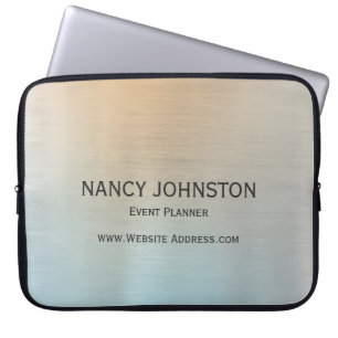 Capa Para Notebook Reflexão Silver Minimalista Moderna