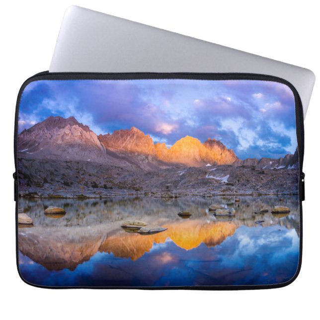 Capa Para Notebook Reflexo da montanha, Califórnia (Frente)