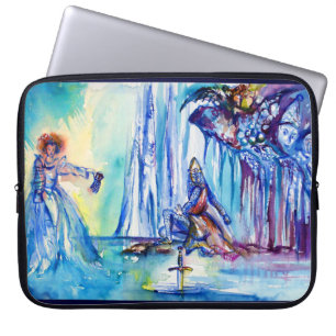 CAPA PARA NOTEBOOK REI ARTHUR, DAMA DO LAGO E EXCALIBUR