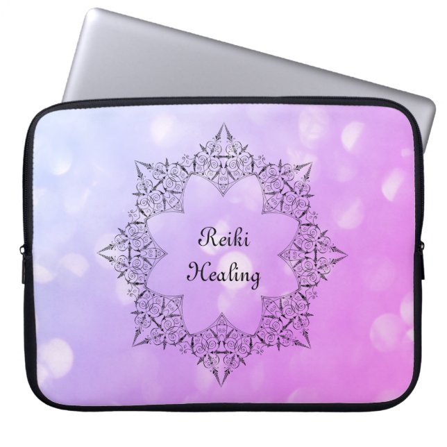 Capa Para Notebook Reiki Healing (Frente)