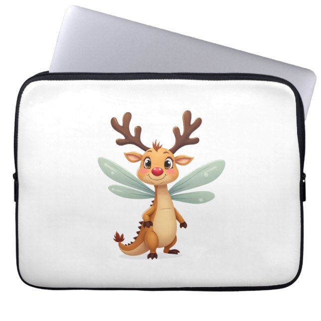 Capa Para Notebook Reindeer Dragonfly (Frente)