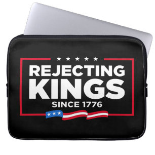 Capa Para Notebook Rejeitando Reis desde 1776 Bandeira Patriótica dos