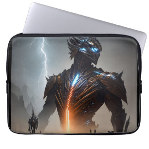 Capa Para Notebook Relâmpago Cyborg Warrior