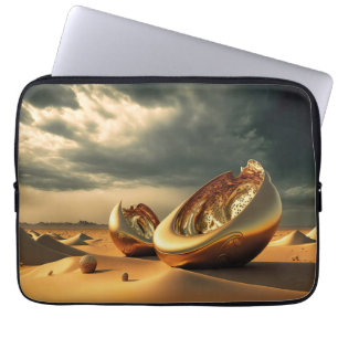 Capa Para Notebook Relíquias de Outro Mundo – Escultura Surreal do De