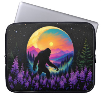 Capa Para Notebook Relógio de Lua da Montanha Arco-Íris Sasquatch