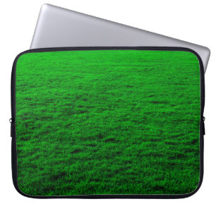 Capa Para Notebook relva verde-fundo