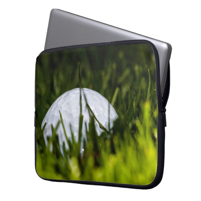 Capa Para Notebook remix de bola de golfe escondida (Frente Esquerda)