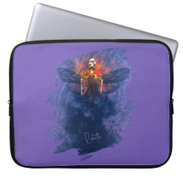 Capa Para Notebook Renascimento. Esqueleto com asas ascensões