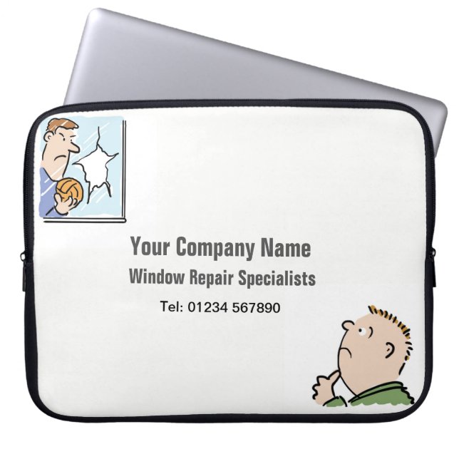 Capa Para Notebook Reparar Manga de Computador Janela (Frente)