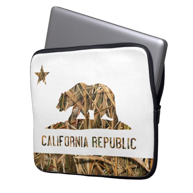 Capa Para Notebook República Camo 2 de Califórnia (Frente Esquerda)