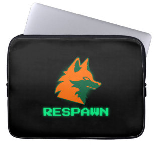 Capa Para Notebook RESSURGIR – Logotipo do Neon Gamer Fox