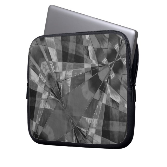 Capa Para Notebook Retângulo inclinado ou esticado, tons escuros, cin (Frente Esquerda)