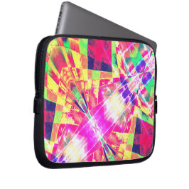 Capa Para Notebook Retângulos inclinados ou esticados coloridos, lumi