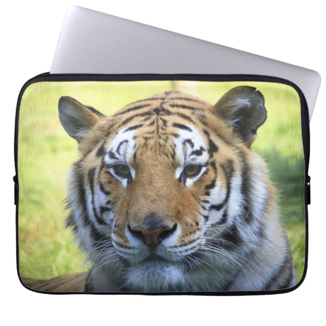 Capa Para Notebook Retrato bonito do tigre (Frente)
